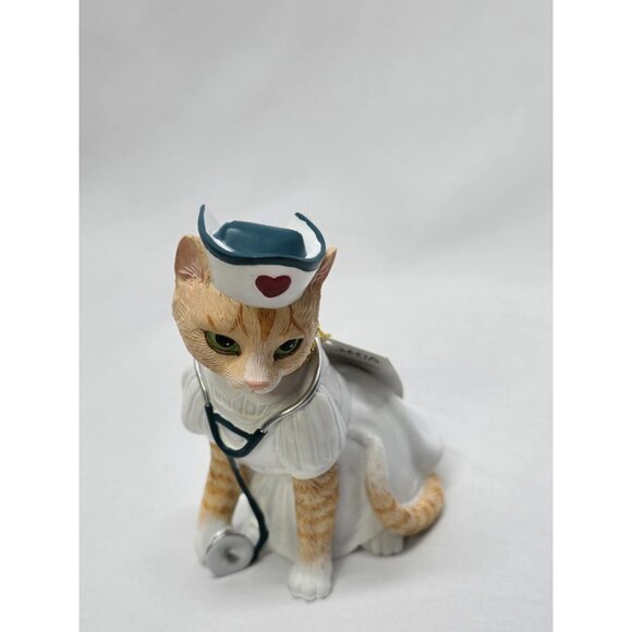 Hamilton Tender Purring Care NURSE Collection Nurses Are Su-purr Heroes Figurine - Picture 9 of 10